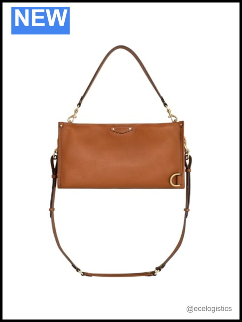 Leather Crossbody Bag, Shoulder Handbag Purse with Adjustable Strap